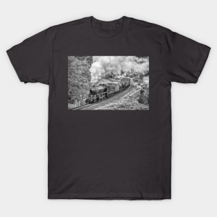 62005 K1 Goods Train - Black and White T-Shirt